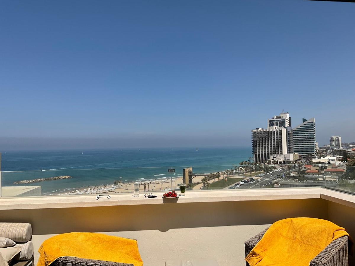 Sea Front Panoramic Duplex Roof-Top Herzelia Dış mekan fotoğraf